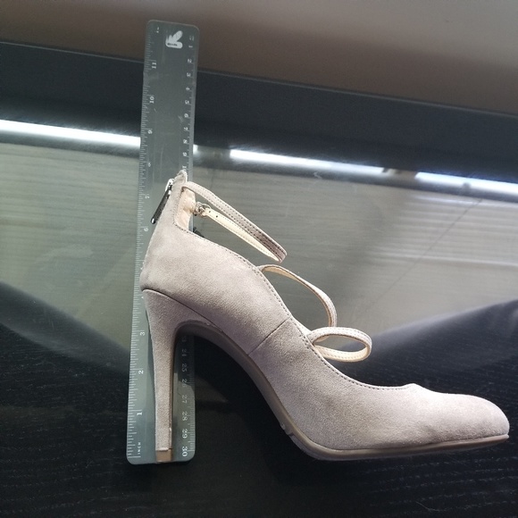 gray suede heels - Picture 7 of 7